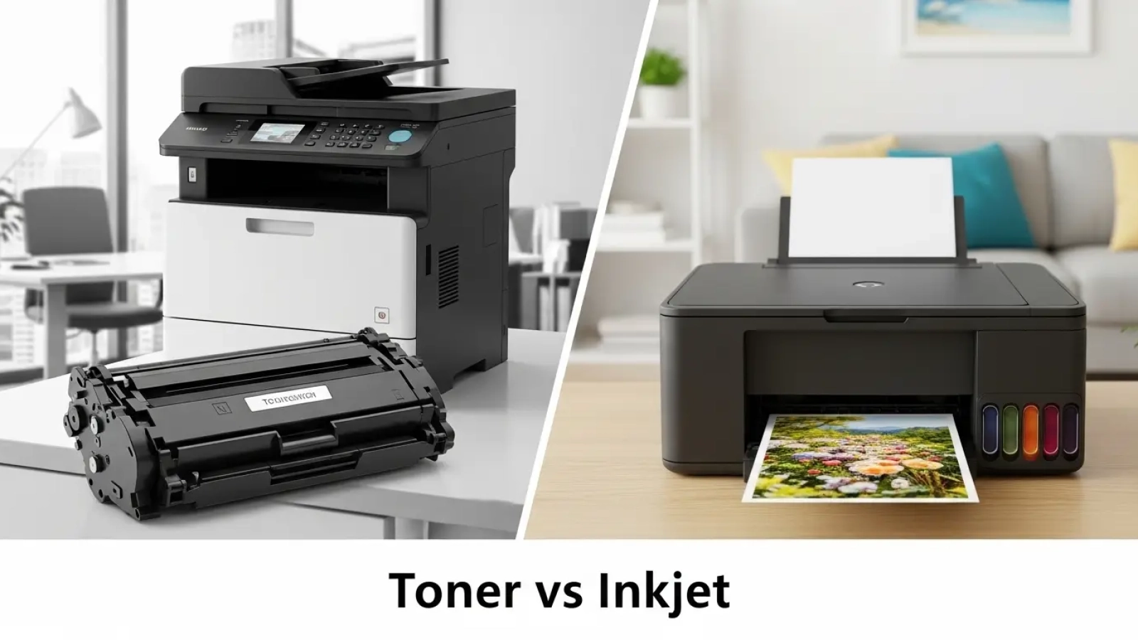 Toner VS Inkjet - Alron Toners & Inkjets